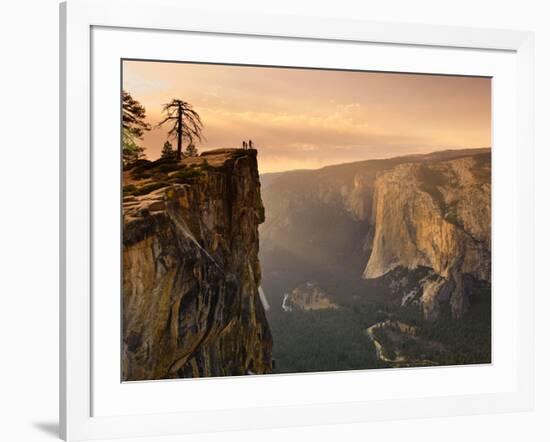 California, Yosemite National Park, Taft Point, El Capitan and Yosemite Valley, USA-Michele Falzone-Framed Photographic Print