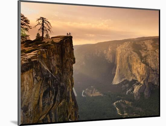 California, Yosemite National Park, Taft Point, El Capitan and Yosemite Valley, USA-Michele Falzone-Mounted Photographic Print