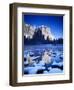 California, Yosemite National Park, Yosemite Valley, Snowy Landscape Of El Capitan-Design Pics-Framed Photographic Print