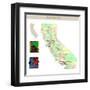 California-IndianSummer-Framed Art Print