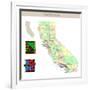 California-IndianSummer-Framed Art Print