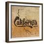 California-SD Graphics Studio-Framed Art Print