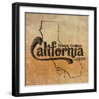 California-SD Graphics Studio-Framed Art Print