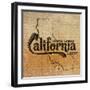 California-SD Graphics Studio-Framed Art Print