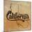 California-SD Graphics Studio-Mounted Art Print