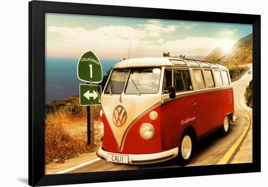 Californian Camper-null-Framed Poster