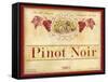 Californian Pinot Noir-Devon Ross-Framed Stretched Canvas