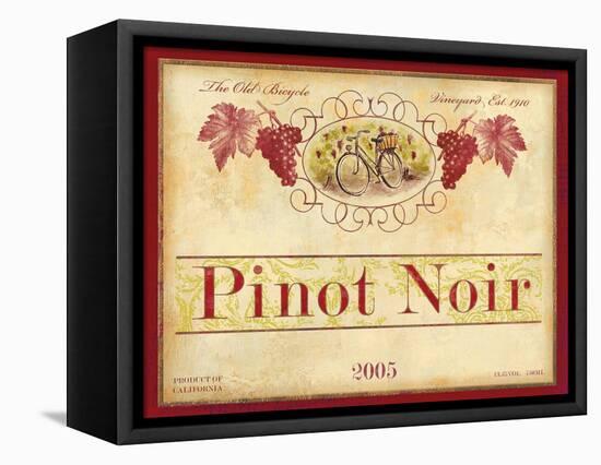 Californian Pinot Noir-Devon Ross-Framed Stretched Canvas