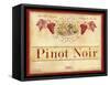 Californian Pinot Noir-Devon Ross-Framed Stretched Canvas