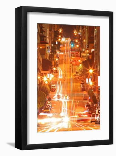 CaliforniaStreet San Francisco-null-Framed Art Print