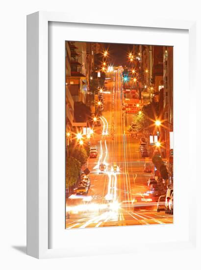 CaliforniaStreet San Francisco-null-Framed Art Print