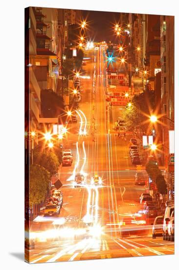 CaliforniaStreet San Francisco-null-Stretched Canvas