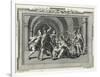 Caligula is Assassinated by the Praetorian Guard-Luyken-Framed Art Print