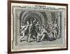 Caligula is Assassinated by the Praetorian Guard-Luyken-Framed Art Print