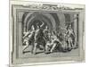 Caligula is Assassinated by the Praetorian Guard-Luyken-Mounted Art Print