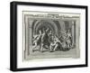 Caligula is Assassinated by the Praetorian Guard-Luyken-Framed Art Print