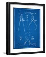 Caliper And Divider Tool Patent-null-Framed Art Print