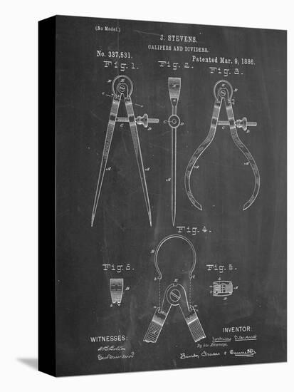 Caliper And Divider Tool Patent-null-Stretched Canvas