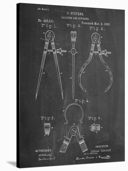 Caliper And Divider Tool Patent-null-Stretched Canvas