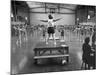 Calisthenics in the Davenport High School Gym-Yale Joel-Mounted Photographic Print