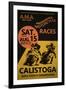 Calistoga Motorcycle Races-Mark Rogan-Framed Art Print