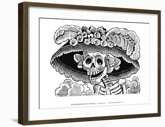 Calivera Catrina-Jose Guadalupe Posada-Framed Art Print