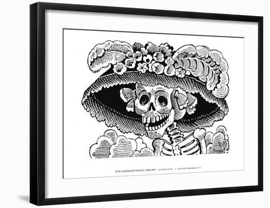 Calivera Catrina-Jose Guadalupe Posada-Framed Art Print