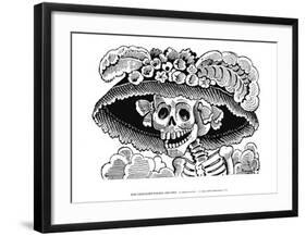 Calivera Catrina-Jose Guadalupe Posada-Framed Art Print