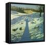 Calke Abbey House, Winter, 2002-Andrew Macara-Framed Stretched Canvas