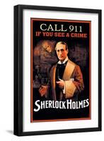 Call 911 If You See a Crime-null-Framed Art Print