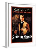 Call 911 If You See a Crime-null-Framed Art Print