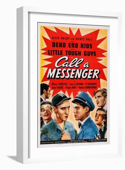 Call a Messenger, 1939-null-Framed Art Print