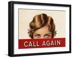 Call Again, USA-null-Framed Giclee Print