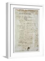 Call from Maximilien de Robespierre-null-Framed Giclee Print