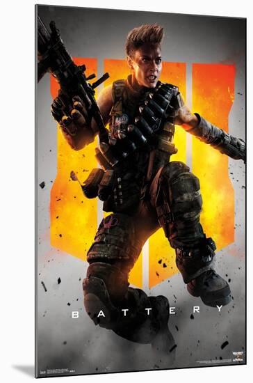 Call of Duty: Black Ops 4 - Battery Key Art-Trends International-Mounted Poster