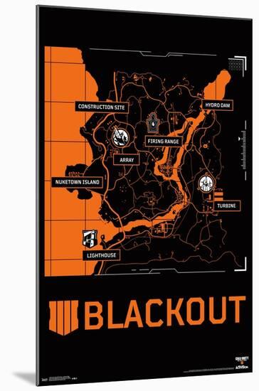 Call of Duty: Black Ops 4 - Blackout Map-Trends International-Mounted Poster