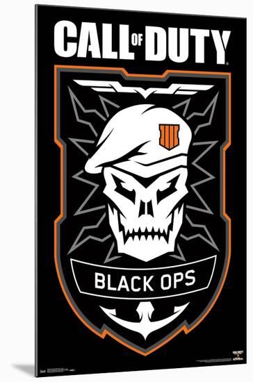 Call of Duty: Black Ops 4 - Logo-Trends International-Mounted Poster