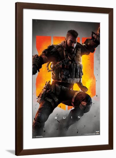 CALL OF DUTY  BLACK OPS 4 - RUIN KEY ART-null-Framed Poster