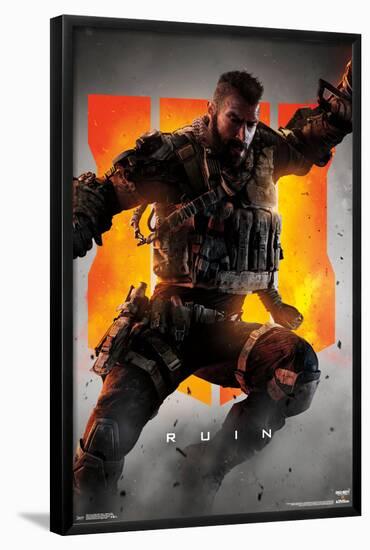 CALL OF DUTY  BLACK OPS 4 - RUIN KEY ART-null-Framed Poster