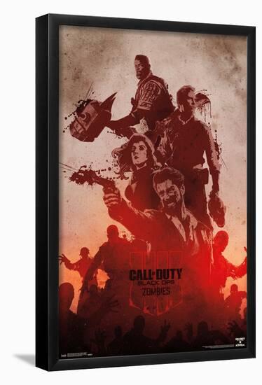 Call of Duty: Black Ops 4 - Zombie Graphic-Trends International-Framed Poster