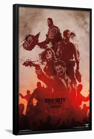 Call of Duty: Black Ops 4 - Zombie Graphic-Trends International-Framed Poster