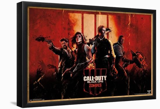 Call of Duty: Black Ops 4 - Zombie Key Art-Trends International-Framed Poster