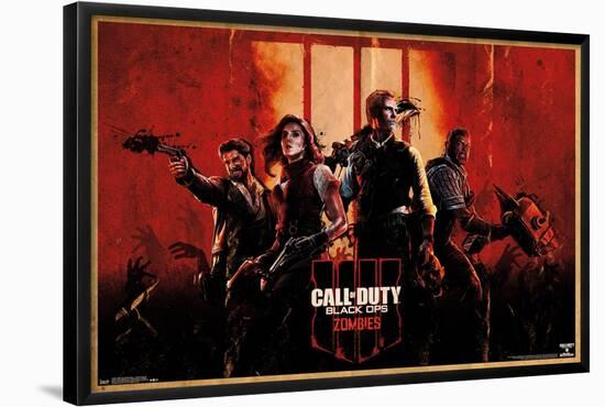 Call of Duty: Black Ops 4 - Zombie Key Art-Trends International-Framed Poster