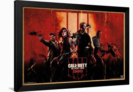Call of Duty: Black Ops 4 - Zombie Key Art-Trends International-Framed Poster