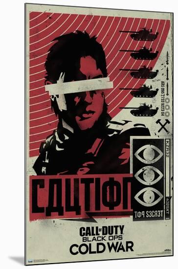 Call of Duty: Black Ops Cold War - Caution-Trends International-Mounted Poster