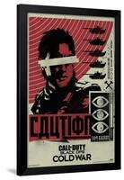 Call of Duty: Black Ops Cold War - Caution-Trends International-Framed Poster