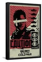 Call of Duty: Black Ops Cold War - Caution-Trends International-Framed Poster