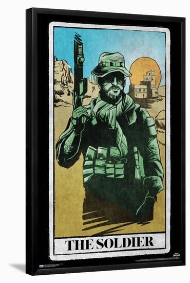 Call of Duty: Modern Warfare 2 - Captain Price Tarot Card-Trends International-Framed Poster