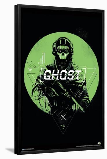 Call of Duty: Modern Warfare 2 - Ghost Emblem-Trends International-Framed Poster