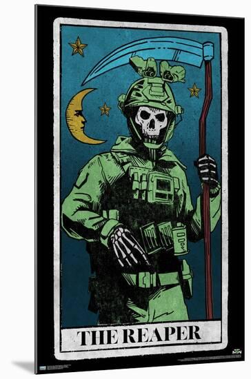 Call of Duty: Modern Warfare 2 - Ghost Tarot Card-Trends International-Mounted Poster